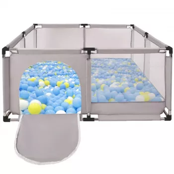 Extralink bērnu sētiņa, sausais baseins rotaļām, salokāms 126x126 cm bumbiņu baseins k-458