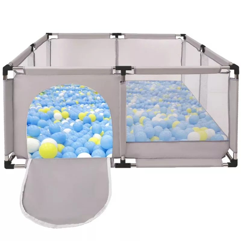 Extralink bērnu sētiņa, sausais baseins rotaļām, salokāms 126x126 cm bumbiņu baseins k-458