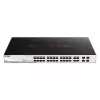 D-Link DGS-1210-28MP/E tīkla slēdzis Pārvaldāms L2 Gigabit Ethernet (10/100/1000) Power over Ethernet (PoE) 1U Melns, Pelēks