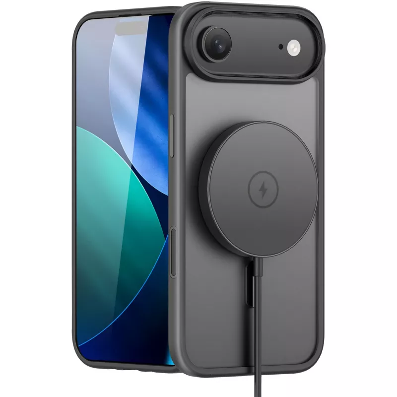 StyleShell INVISIO, telefona maciņš melns, iPhone 17 Air, saderīgs ar MagSafe