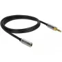 Audio kabelis 3,5 mm DeLOCK 85780 1 m melns pelēks