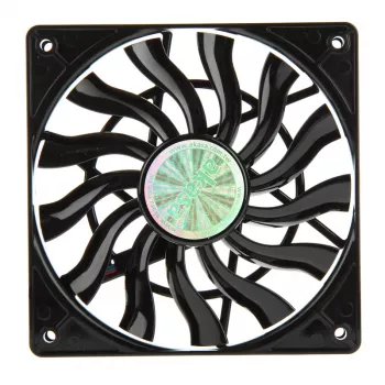Ventilators Akasa AK-FN078 12 cm melns