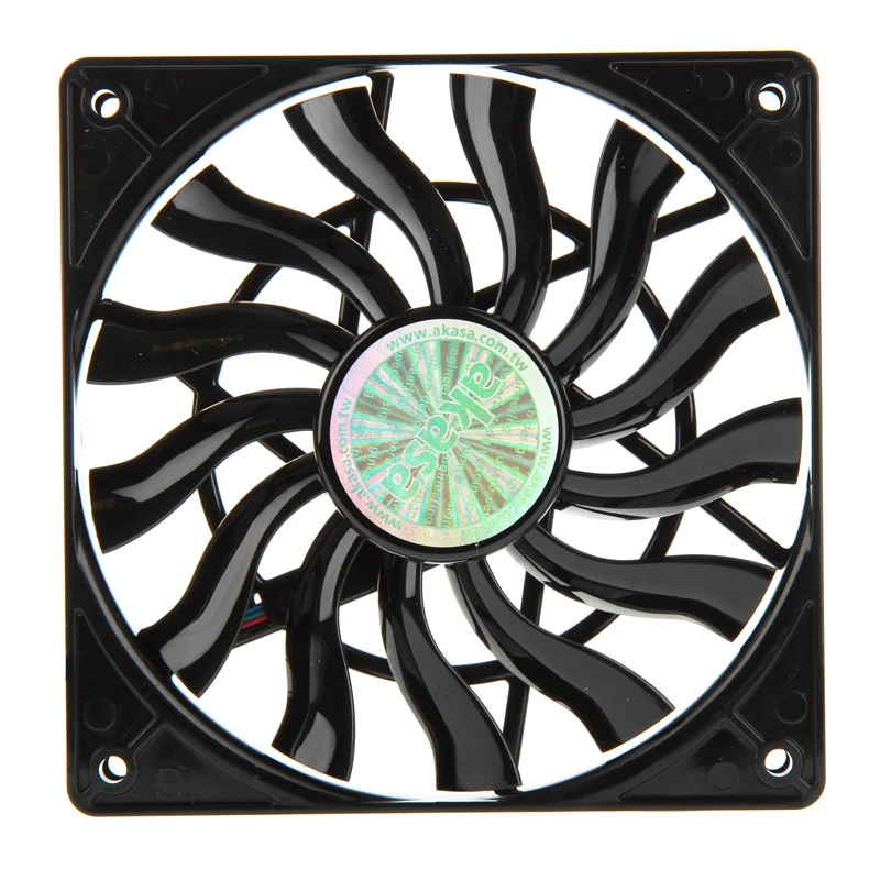 Ventilators Akasa AK-FN078 12 cm melns
