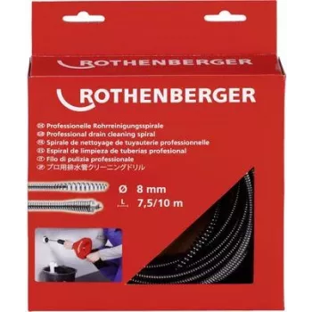 Kanalizācijas tīrīšanas trose Rothenberger 72412 — 7,5 m garums, 8 mm diametrs