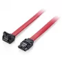 Equip SATA III kabelis, leņķveida, 0,5 m, 0,5 m, SATA III, SATA 7-pin, SATA 7-pin, vīr./vīr., sarkans