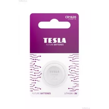 Baterija Tesla CR1620 Litija 60 mAh (1 gab.)