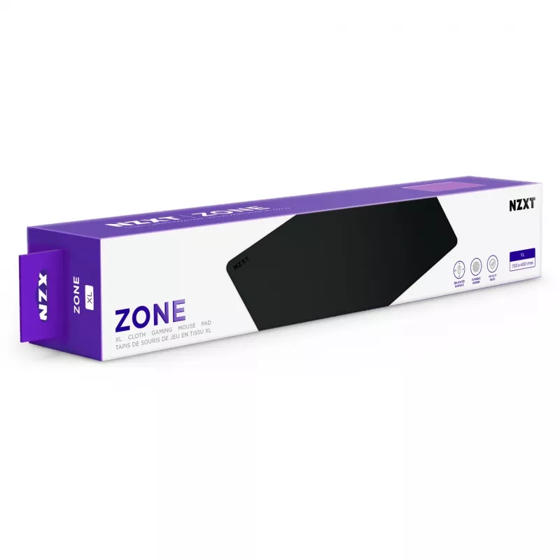 NZXT Zone peles paliktnis XL 750x400mm melns MM-XLGSP-BK mazumtirdzniecībā