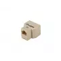 Lanberg AD-RJ45-2RJ45-OU tīkla sadalītājs, bēšs