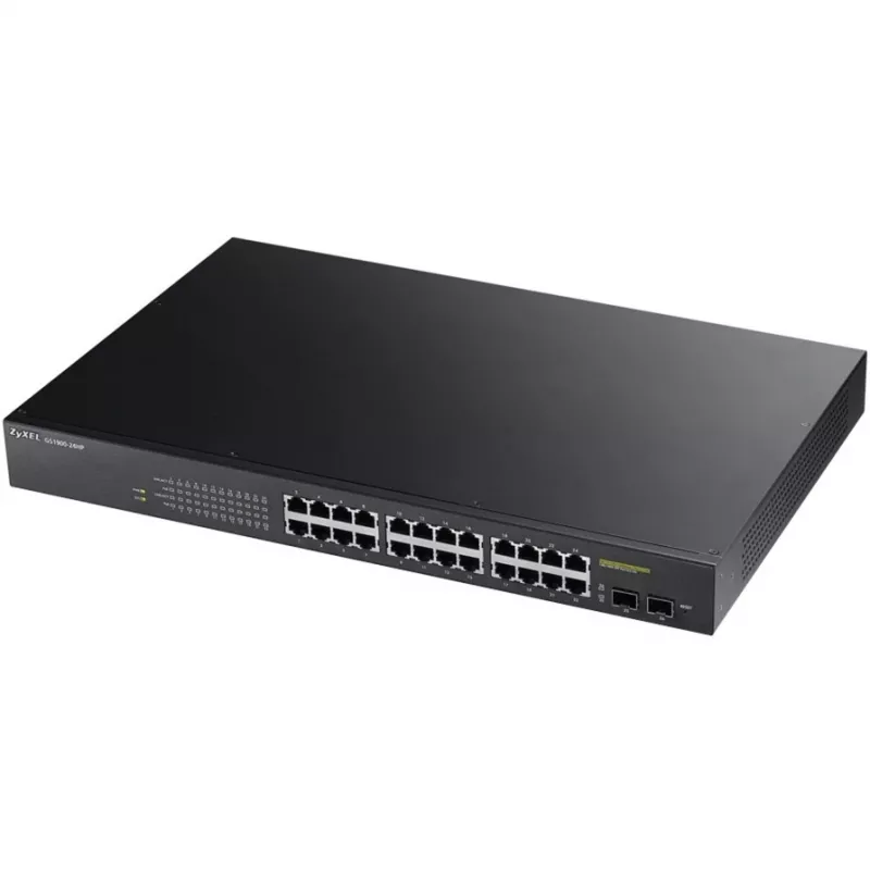 Zyxel GS1900-24HP vadāms Gigabit Ethernet (10/100/1000) 1U melns