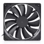 Ventilators Alphacool 24853 14 cm melns 2000 RPM hidrauliskais