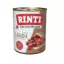 Mitrā suņu barība RINTI Lamb Adult 800 g — pilnvērtīga barība, 77% mitruma, 11% olbaltumvielu, bez graudiem un sojas