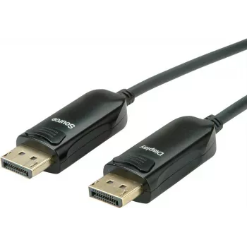 Roline - DisplayPort kabelis - DisplayPort (M) uz DisplayPort (M) - 30 m - 4K atbalsts, aktīvs - melns
