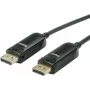 Roline - DisplayPort kabelis - DisplayPort (M) uz DisplayPort (M) - 30 m - 4K atbalsts, aktīvs - melns