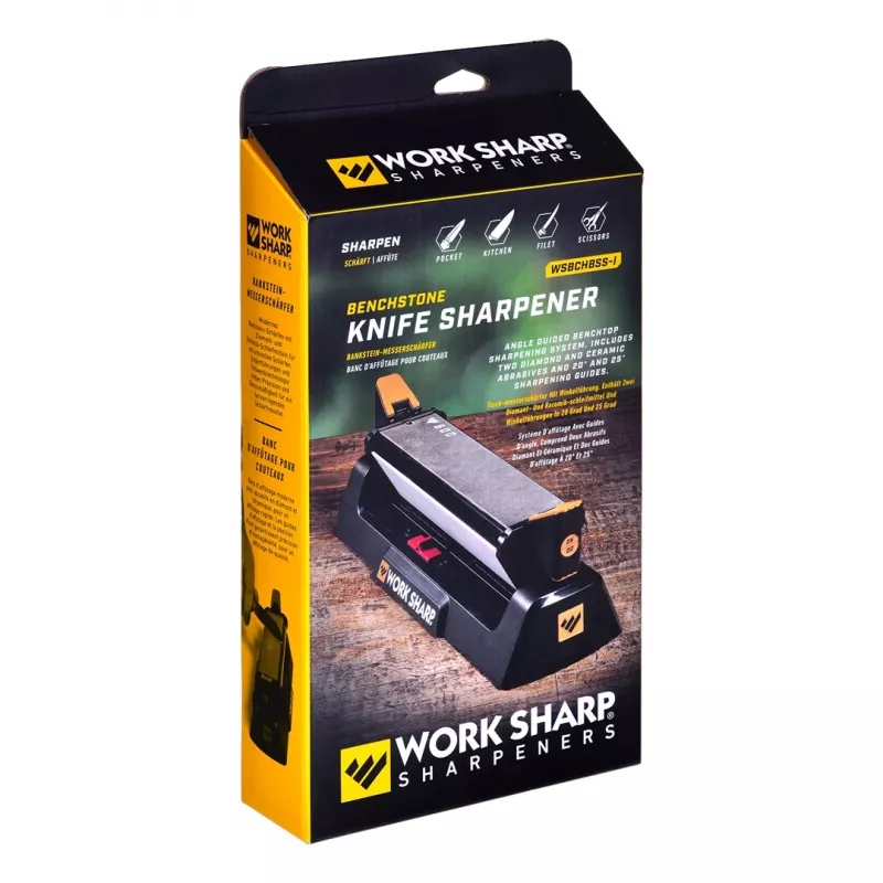 Nažu asināmais Work Sharp Diamond-Ceramic Sharpener 09DX163 — keramikas/dimanta plāksnes, kompakts manuālais, 306×156×60 mm, 586 g