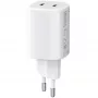 Lādētājs Xiaomi Nano Turbo 45W Balts — 2× USB‑C maiņstrāvas iekštelpu lādētājs viedtālruņiem un planšetdatoriem