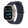 Band Apple 49mm Navy Ocean Band pagarinājums dabīgā titāna apdarē