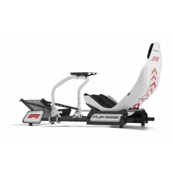 Universāla spēļu krēsla Playseat Formula Instinct F1 Edition polsterēts sēdeklis melns balts