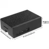 INTER-TECH korpuss Raspberry Pi 5 — ODS-739 kompakts dizains