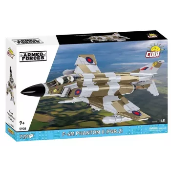 Cobi Blocks F-4M Phantom II militārā lidmašīnas modelis, 728 detaļu konstruktors