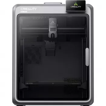 3D printeris Creality K2 Pro — drukas tilpums 300×300×400 mm, dubultā Z-ass