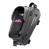 Rockbros B68-1 velosipēda rāmja soma ar telefona kabatu 1,7 l melna