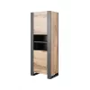 WOOD Grāmatu skapis 65x40x170,5 votana ozols + antracīts