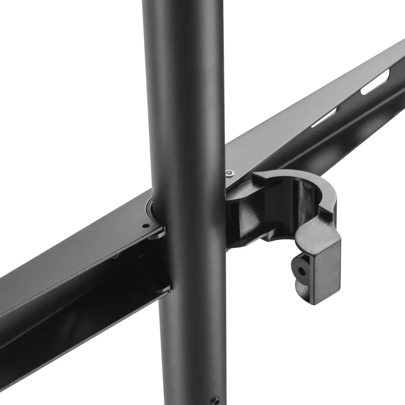 Montāžas kronšteins SBOX FS-1246F 45–65° slīpums, slodze 32 kg, platforma 600×400 mm