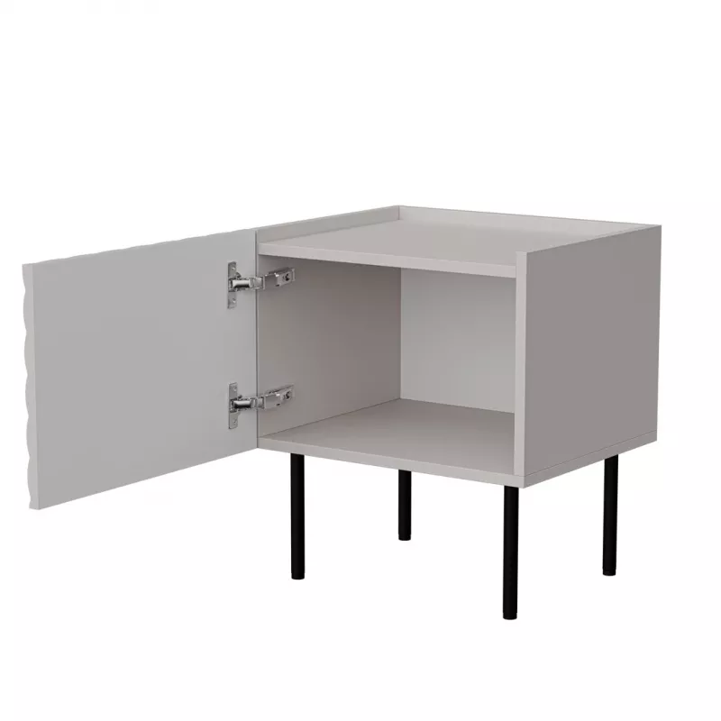 Naktsgaldiņš Cama LUCCA, cama meble, 47x40x52 cm, kašmira krāsa, MDF/skaidu plātne, 2 gab. komplekts