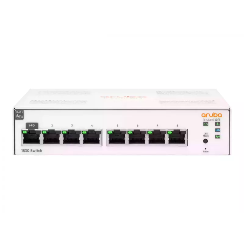 HPE Aruba Networking Aruba Instant On 1830 8G pārvaldāms L2 Gigabit Ethernet slēdzis