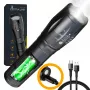 Rokas lukturis Extralink EX.30707 melns SMD LED 10 W USB