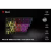 Gaming tastatūra Savio SAVGK-PHENIX RED PUDDING Mechanical RGB Wireless