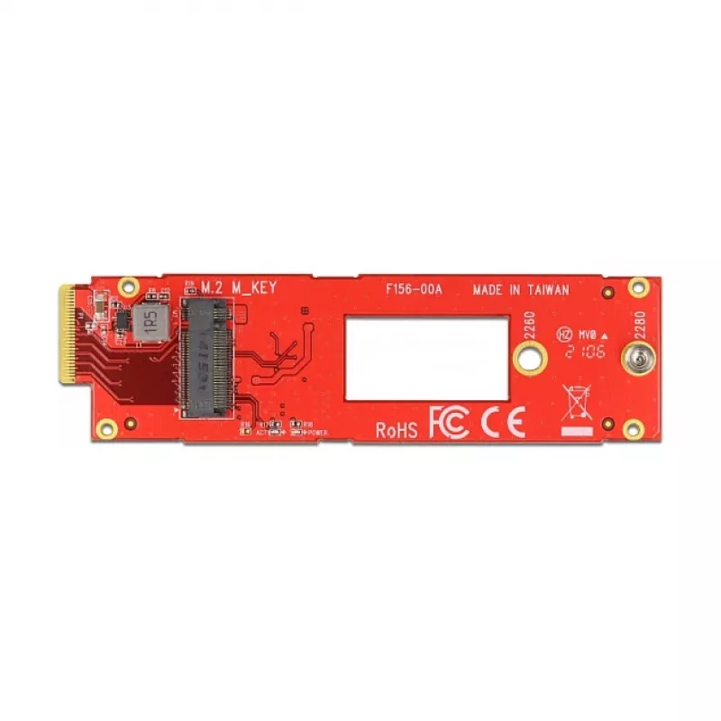 Pārveidotājs EDSFF E1.S uz M.2 Key M slotu NVMe DeLOCK 63797