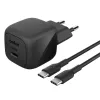 USB-C lādētājs Belkin BOOSTCHARGE 45W PD PPS – kompakts 45 W USB-C PD PPS strāvas adapteris