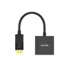 UNITEK Y-5118E DisplayPort–VGA adapteris, melns, vīrišķais