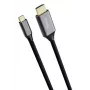 USB-C uz HDMI kabelis TRUST CALYX 25630, 4K (3840x2160), 2 m, melns, tēviņš–tēviņš