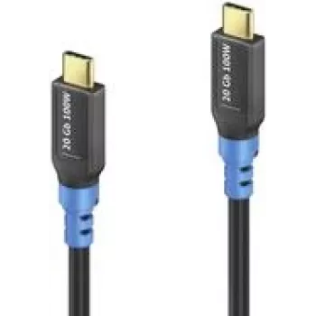 USB kabelis PureLink FI-U400-020 USB4 Gen 2x2 2 m USB C melns zils