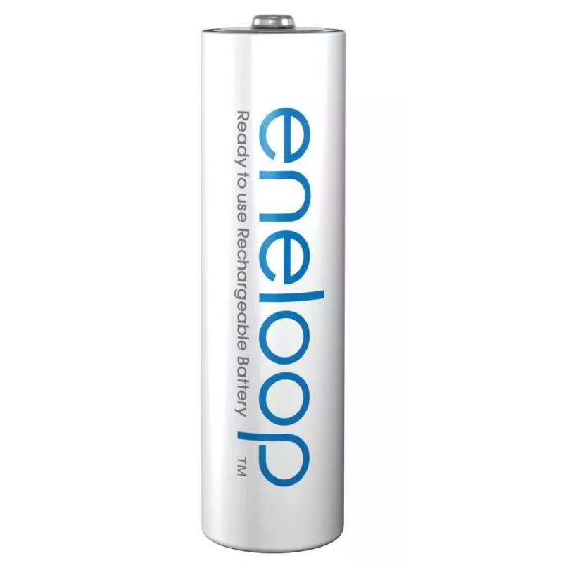 Uzlādējamās baterijas PANASONIC ENELOOP AA 2000 mAh 4 gab. + maciņš (BK-3MCDE/4CP+CASE)