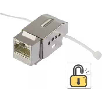 Keystone modulis Renkforce KSV10 CAT 6 — RJ45 tīkla ieliktnis CAT6 instalācijām