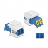 Keystone modulis LC Duplex mātīte – LC Duplex mātīte DeLOCK 86834
