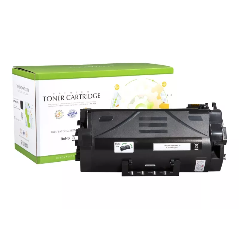 STATIC Toneris, saderīgs ar Lexmark 62D2H00, melns, saderīgs, 25 000 lappuses
