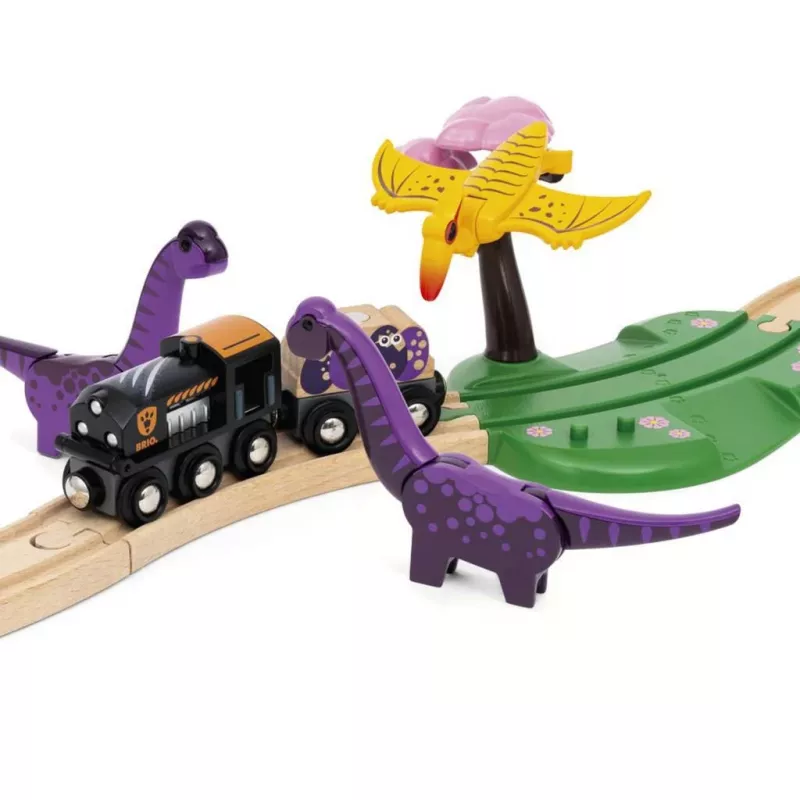 Brio World Dinozauru piedzīvojumu komplekts, dzelzceļš