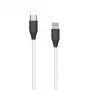 Silikona kabelis USB Type C–Lightning, 2m (balts)