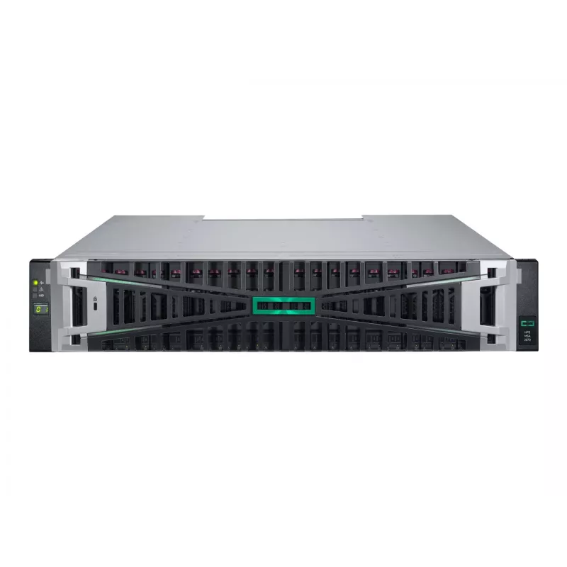 HPE MSA 2070 SFF 2x16Gb FC 4-portu kontrolieris 12x1.92TB SSD 4x16Gb SFP FC XCVR 23TB Storage Array