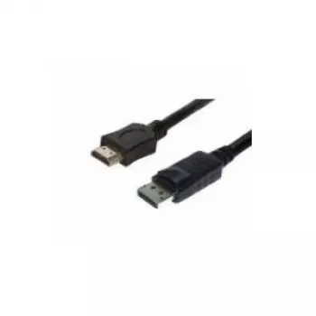 Video kabeļa adapteris Helos 118779 5 m DisplayPort HDMI Melns