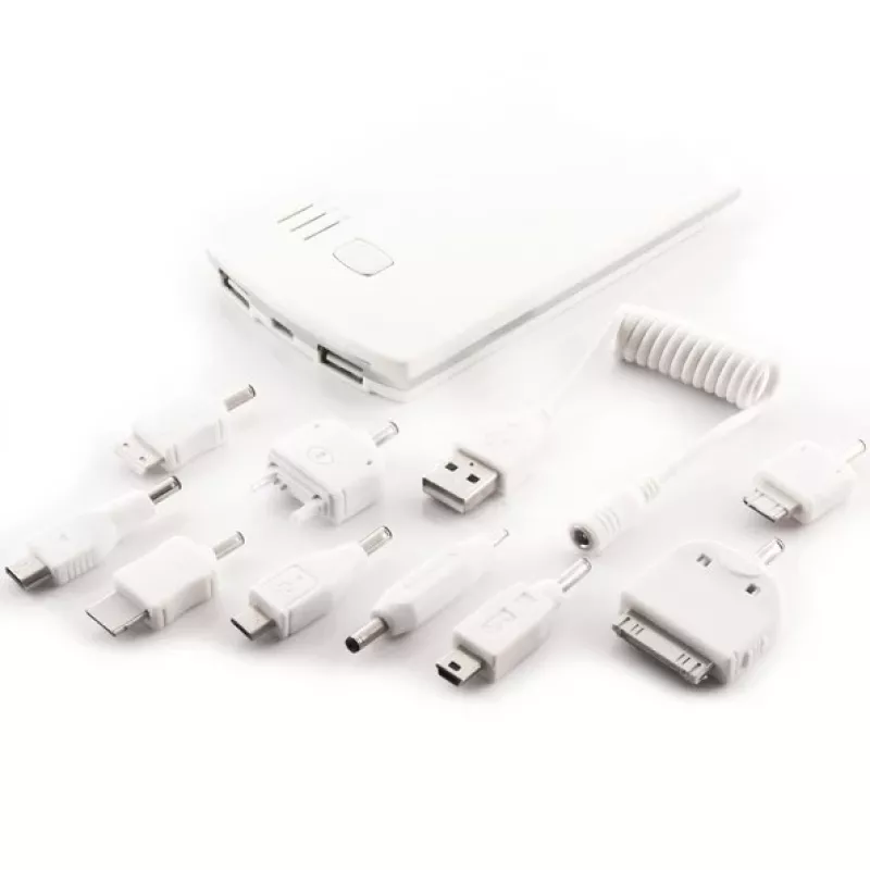 PowerNeed P5600W ārējais akumulators litija polimēru (LiPo) 5600 mAh balts