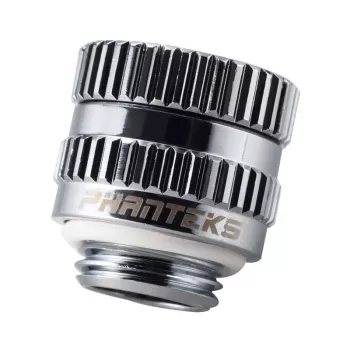 Kompresijas savienotājs PHANTEKS Glacier M-F G1/4 CHROM grozāms — PH-RA_CR_MF