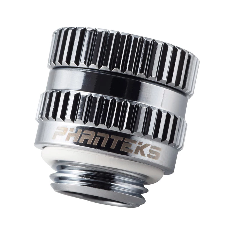 Kompresijas savienotājs PHANTEKS Glacier M-F G1/4 CHROM grozāms — PH-RA_CR_MF