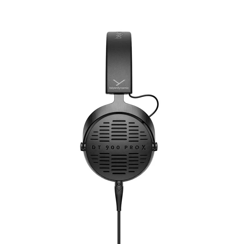 Studijas austiņas Beyerdynamic DT 900 Pro X — apkārtauss, vadu, 48 Ω, 5–40 kHz, 3 m noņemams kabelis, melnas