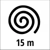 Trimmera griešanas aukla EINHELL Super Cut Line 2.0 mm, modelis 3436653, 2.0 mm diametrs