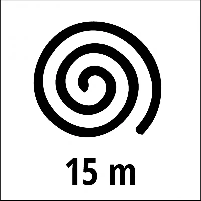 Trimmera griešanas aukla EINHELL Super Cut Line 2.0 mm, modelis 3436653, 2.0 mm diametrs